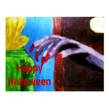 LOS GOBLINS LE CONSEGUIRÁN. Tarjeta de HALLOWEEN Postales