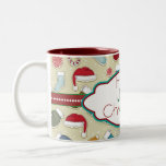 Los hats&socks alegres del navidad del acebo asalt tazas de café