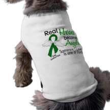 Los héroes hacen parálisis cerebral de los ángeles camiseta de perro