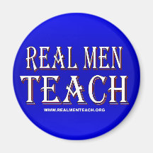 Los hombres reales enseñan iman de nevera