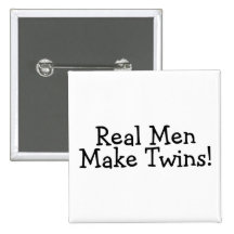 Los hombres reales hacen a los gemelos (el negro) pins