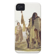 Los indios de Assiniboin, platean 32 del volumen 2 Case-Mate iPhone 4 Carcasa