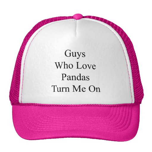 Los individuos que aman pandas me giran gorro