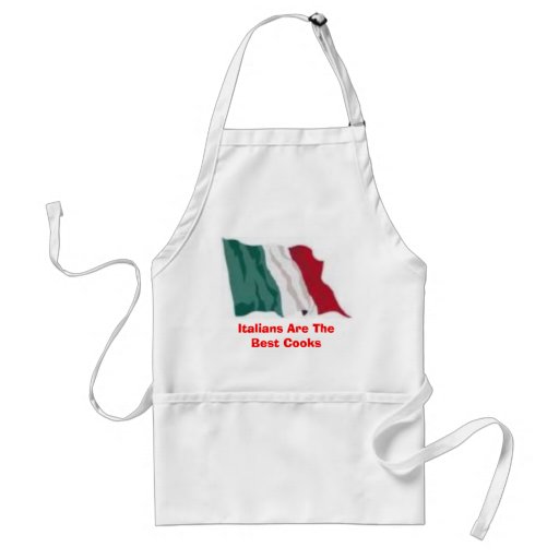 Los italianos son los mejores cocineros delantal