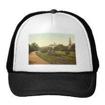 Los jardines III, vintage Phot de Bournemouth, Ing Gorras
