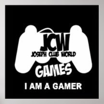 Los juegos de JCW "soy poster de 24x24 de un video