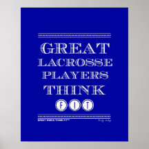 Los jugadores de LaCrosse piensan el poster apto e