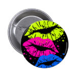 Los labios del vintage del tigre 80s de Corey y pr Pins