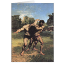 Los luchadores tarjeta