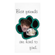 Los mejores amigos son duros de encontrar…. tarjetas con fotos personalizadas