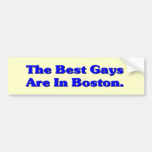 Los mejores gays etiqueta de parachoque