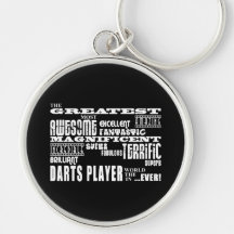Los mejores jugadores de dardos: El jugador de dar Llaveros