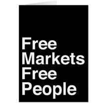 Los mercados libres liberan a gente felicitación