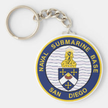 Los militares BAJOS SUBMARINOS NAVALES de San Dieg Llavero Personalizado