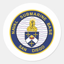 Los militares BAJOS SUBMARINOS NAVALES de San Dieg Etiquetas