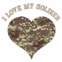 Los militares camuflan el corazón "amo que ejércit camiseta polo
