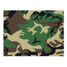 Los militares camuflan la postal