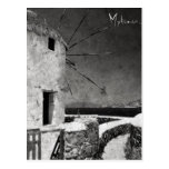 Los molinoes de viento de Mykonos 3 - postal