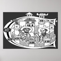 Los monjes de Kells Poster