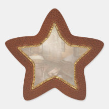 Los muebles - silla - felicidad son un asiento cal calcomanías forma de estrellas personalizadas