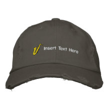 Los músicos de encargo bordaron el gorra gorra de beisbol bordada