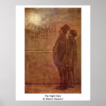 Los noctámbulos de Honore Daumier Posters