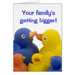 Los nuevos bebés en la familia - Duck al grupo de  Felicitaciones