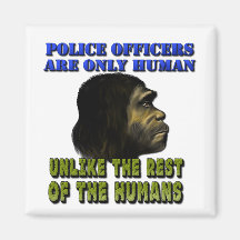 Los oficiales de policía son solamente humanos imanes  