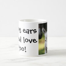 ¡Los oídos largos necesitan amor también! Taza