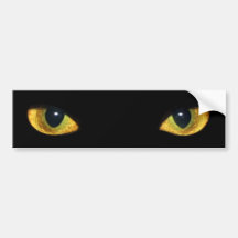 LOS OJOS DE CAT ETIQUETA DE PARACHOQUE