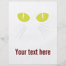 Los ojos del gatito tarjetas informativas