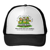 Los ojos irlandeses están sonriendo gorros  