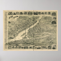 Los pájaros de Derby 1898 y de Shelton CT observan Poster