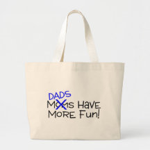 Los papás se divierten más bolsas