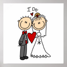 Los pares del boda hago las camisetas y los regalo posters