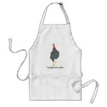 Los pavos son frescos, los delantales del personal