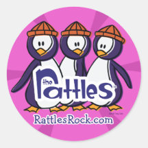 Los pegatinas de "Elvis" de los traqueteos