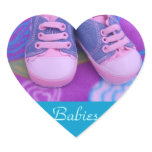 Los pegatinas de los bebés personalizaron las zapa pegatinas