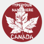 Los pegatinas frescos de Canadá personalizaron al 