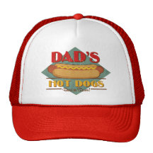 Los perritos calientes del papá gorras de camionero