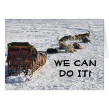 Los perros de la nieve podemos hacerlo tarjeta