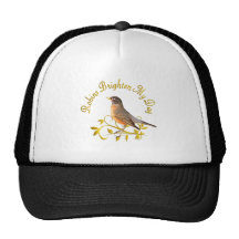 Los petirrojos aclaran mi día gorra