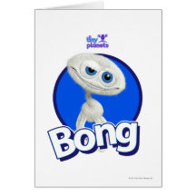 Los planetas minúsculos Bong - sí Tarjeton