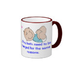los políticos son como un pañal de los bebés tazas