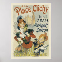 Los posters de Nouveau del arte - coloque Clichy