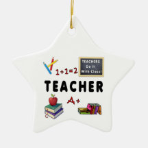 Los profesores lo hacen con la clase ornamento para arbol de navidad