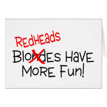 Los Redheads se divierten más Felicitaciones