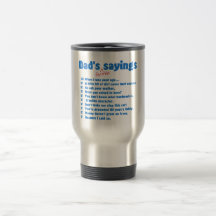 Los refranes preferidos del papá taza