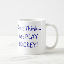 Los regalos de motivación "no piensan, apenas… " taza de café