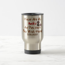Los regalos divertidos del geólogo "éstos son mis  tazas de café